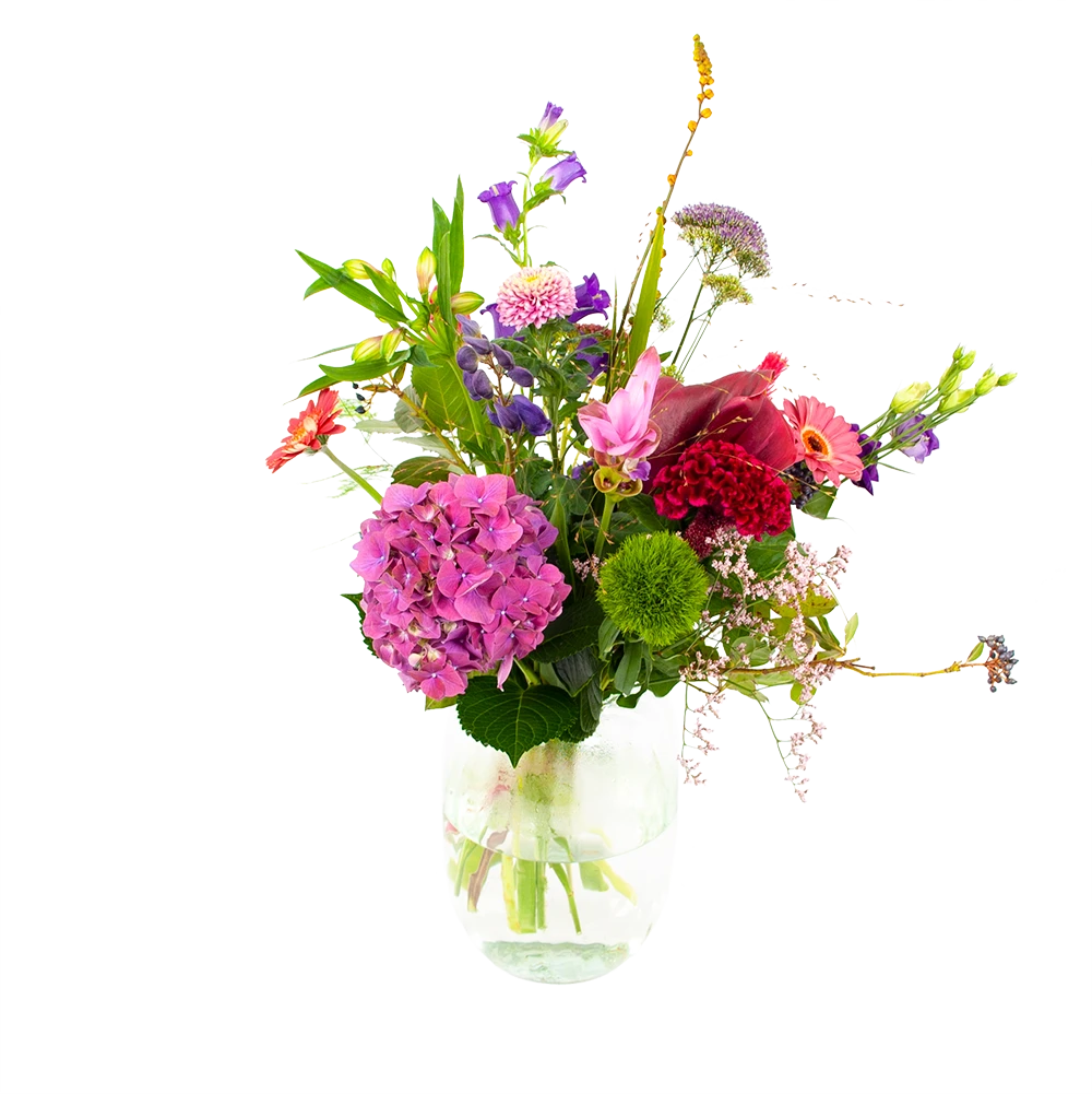 Boeket Paarse Passie Groot 3 Boeket Paarse Passie Groot