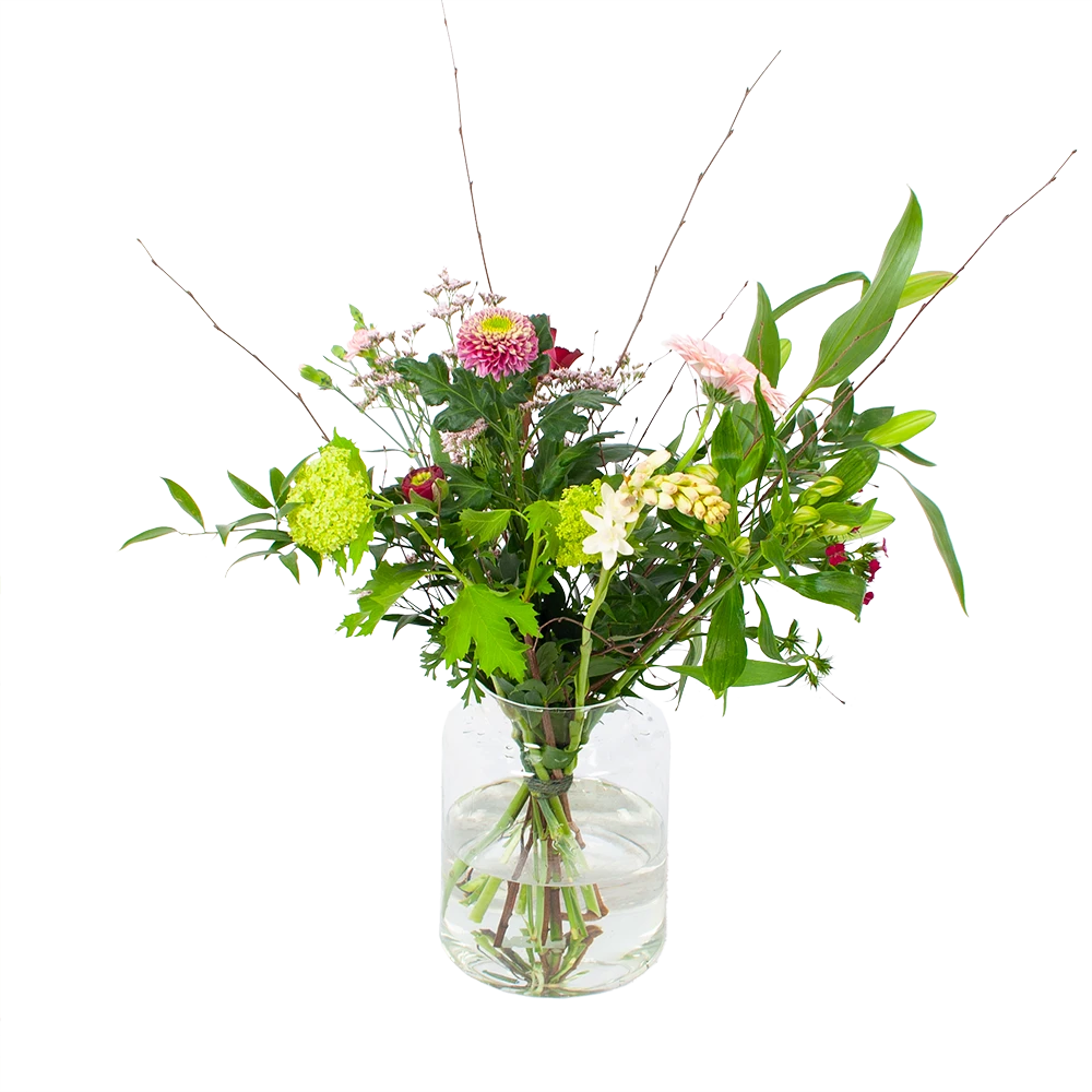 Boeket Roze Verrassing Groot 3 Boeket Roze Verrassing Groot