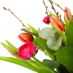 Boeket Vrolijk Roze Middel -FloraHome Verkoopwinkel boeket vrolijk roze boeketten 3 2