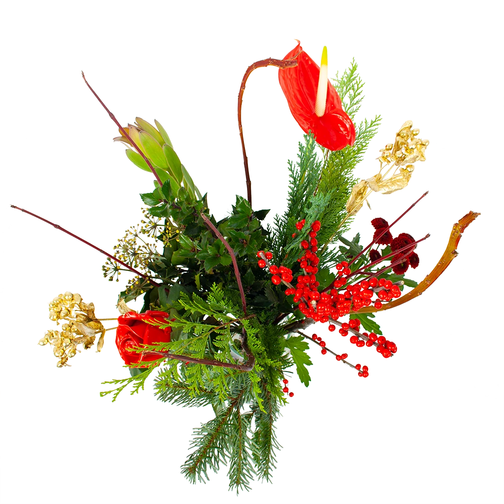 Boeket Winterpret Groot 4 Boeket Winterpret Groot - Afbeelding 2