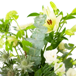 Boeket Wit Gebaar Middel -FloraHome Verkoopwinkel boeket wit gebaar boeketten 3