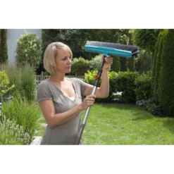 Combisysteem Straatbezem Met Schraper - Gardena -FloraHome Verkoopwinkel combisysteem straatbezem met schraper gardena 6 6