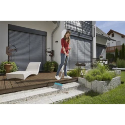 Combisysteem Terrasbezem - 32cm - Grijs - Gardena -FloraHome Verkoopwinkel combisysteem terrasbezem 32cm grijs gardena 5 2