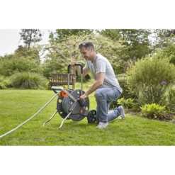 Slangenwagen AquaRoll Easy Set - L - 50m - Gardena -FloraHome Verkoopwinkel slangenwagen aquaroll easy set l 50m gardena 3 7