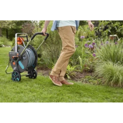 Slangenwagen AquaRoll Easy Set - L - 50m - Gardena -FloraHome Verkoopwinkel slangenwagen aquaroll easy set l 50m gardena 5 7