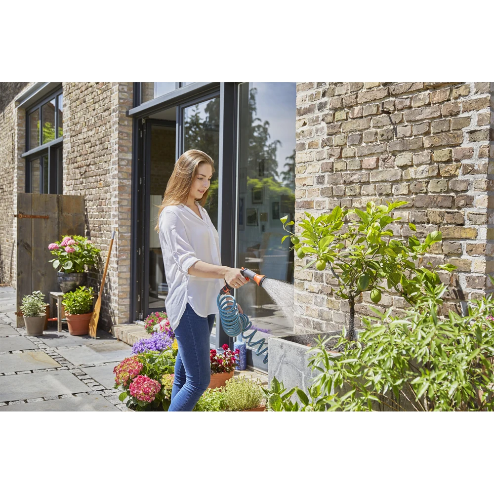 Spiraalslangset City Gardening - 10m - Gardena 4 Spiraalslangset City Gardening - 10m - Gardena - Afbeelding 2