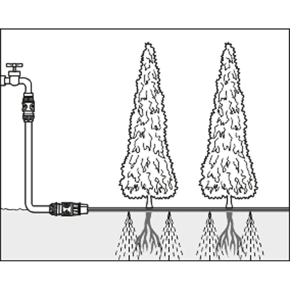 Sproeislang Bruin - 15m - Gardena 8 Sproeislang Bruin - 15m - Gardena - Afbeelding 6