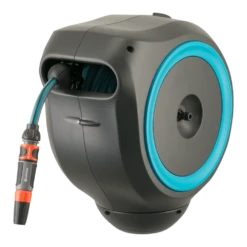 Wandslangenbox RollUp - S - 15m - Blauw - Gardena