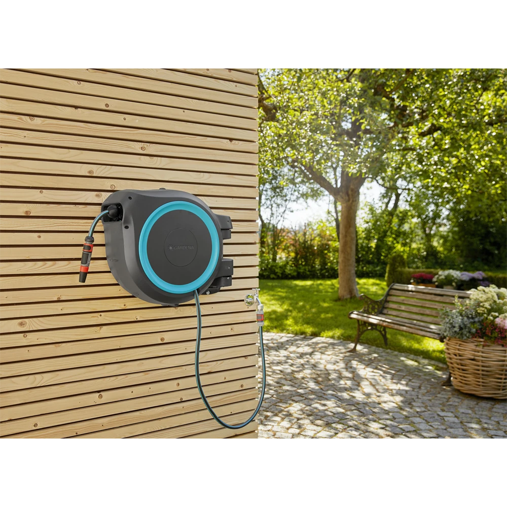 Wandslangenbox RollUp - XL - 35m - Blauw - Gardena 7 Wandslangenbox RollUp - XL - 35m - Blauw - Gardena - Afbeelding 5